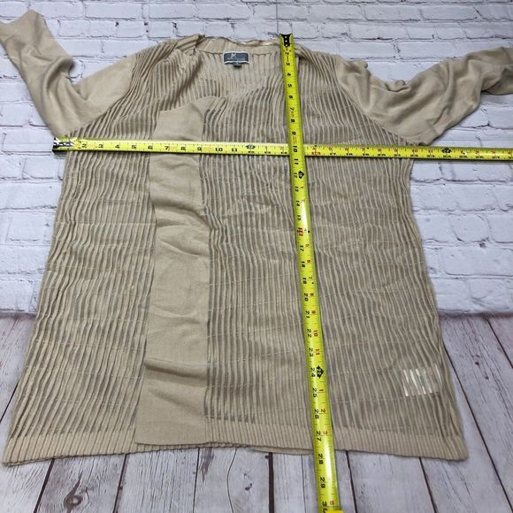 JM Collection Women 3/4 Sleeves Open Front Cardigan Knit Sweater Size 1X M111 -8 - Picture 2 of 13